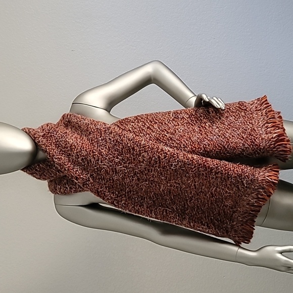 Bryn Walker Thistle Fringed Wrap Scarf One Size $158 - Picture 3 of 9